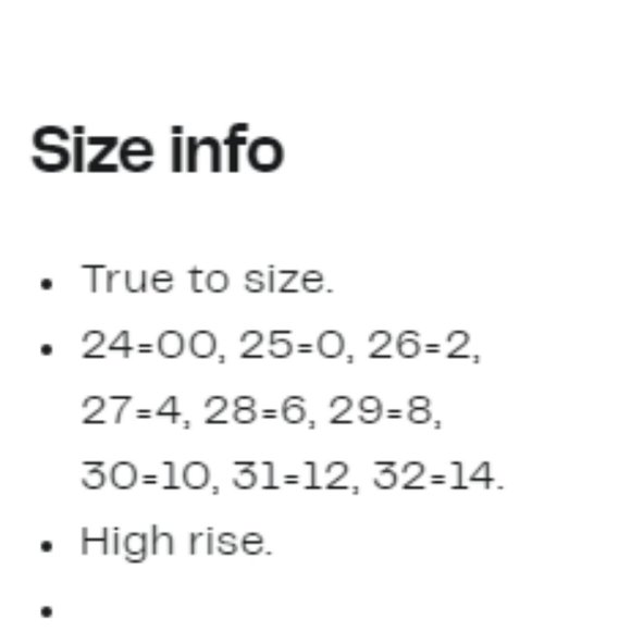 Free Poeple We The Free Rocky Mountain Straight Leg Jeans Size 26 EUC - Picture 14 of 14